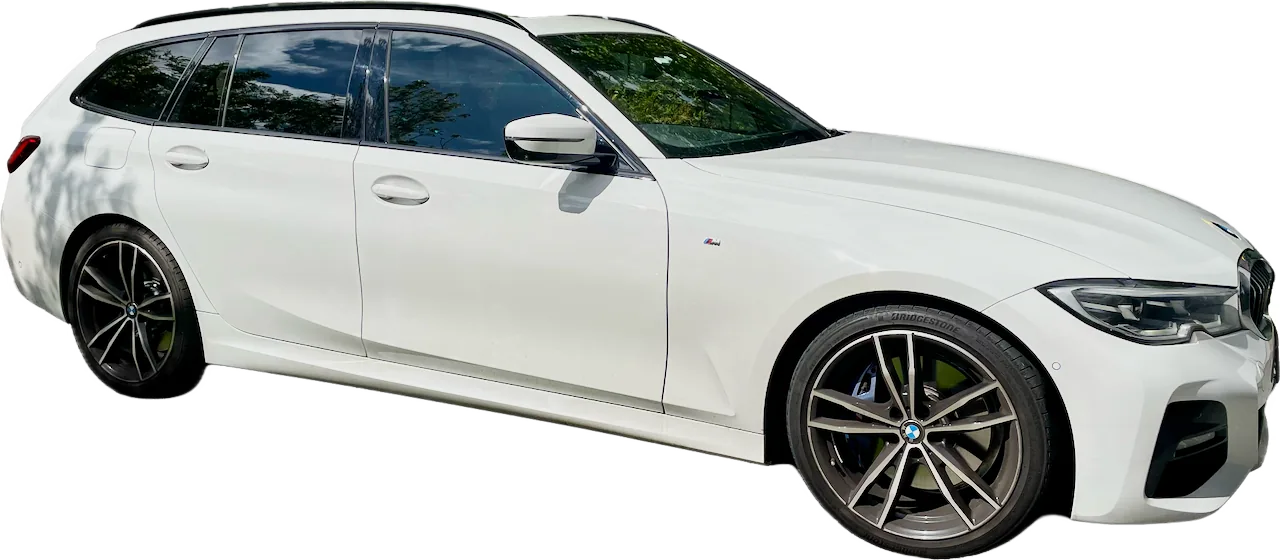 BMW 3 Series Touring ceramic window tinting at home