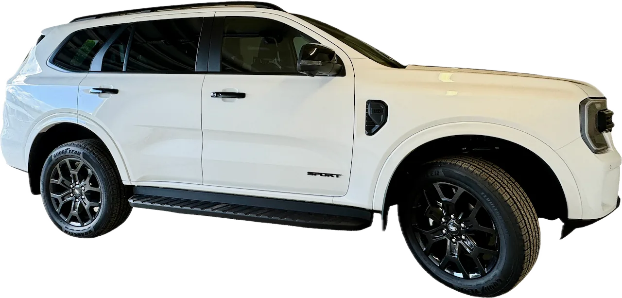 Ford Everest carbon window tint mobile install