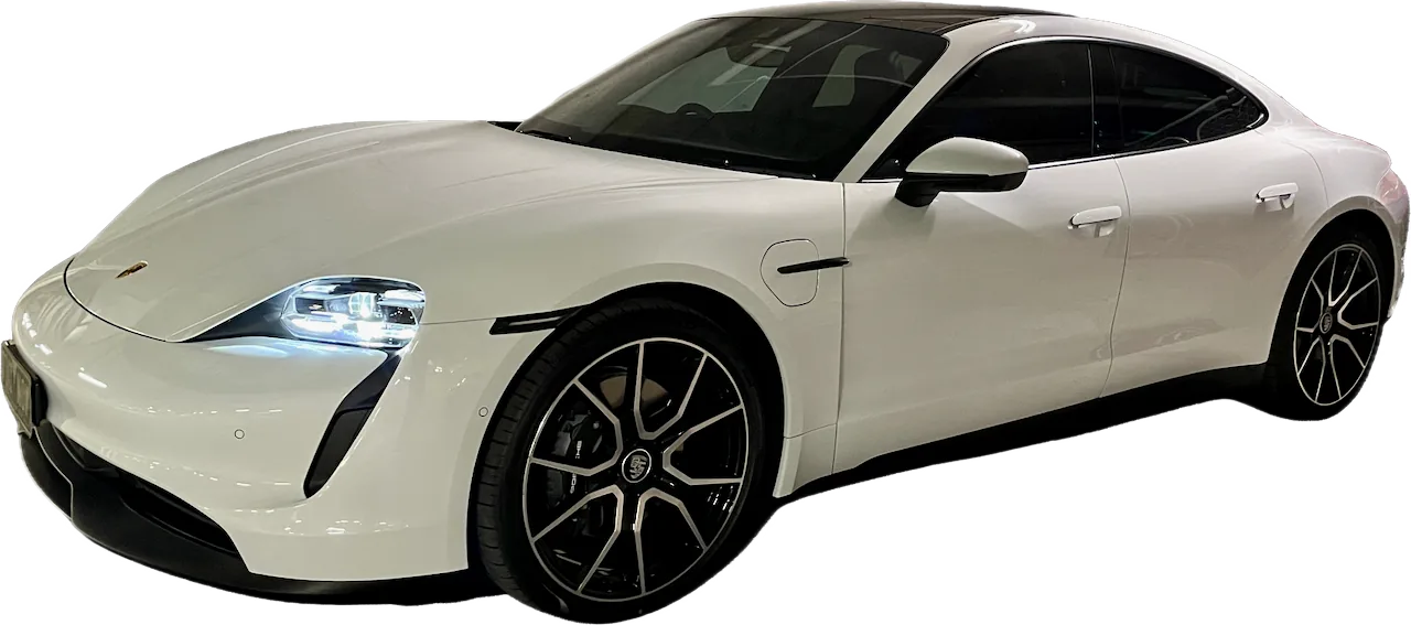 Porsche Taycan ceramic tint install at home, Melbourne